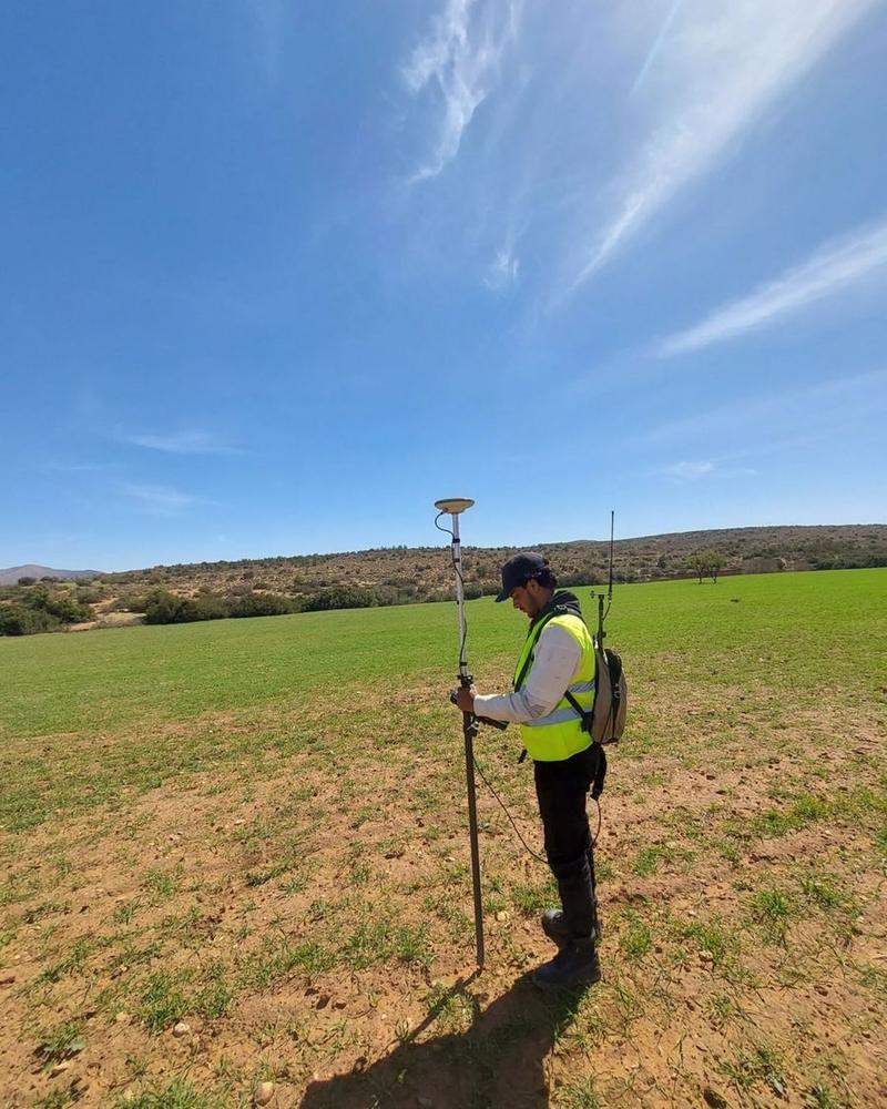 GNSS survey outside Casablanca
