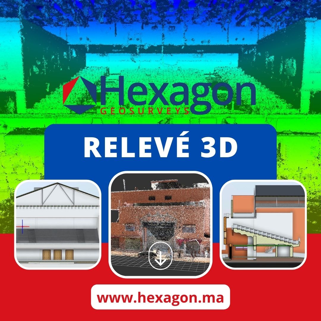 Relevé 3D SCAN au maroc CASABLANCA