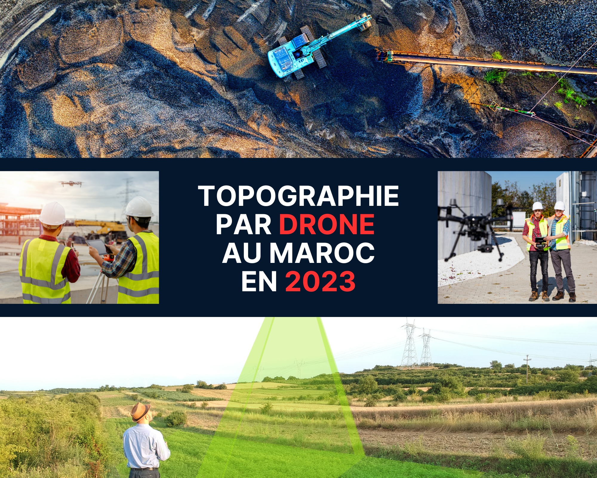 topographie drone maroc