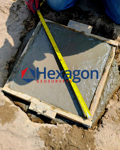 geodetic-marker-installation-concrete-hexagon-geosurveys-morocco