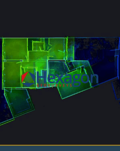 Nuage de points 3D d'un appartement — Hexagon GeoSurveys