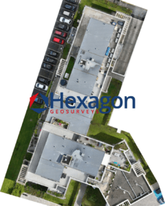 Orthophoto drone d'un immeuble résidentiel — Hexagon GeoSurveys