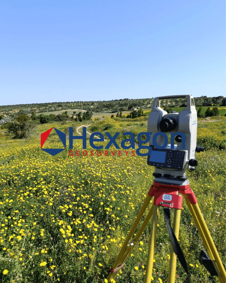 Levé topographique d'un terrain rural — Hexagon GeoSurveys, Ingénieur Géomètre Topographe