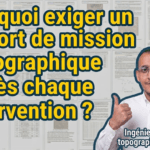 rapport de mission topographique